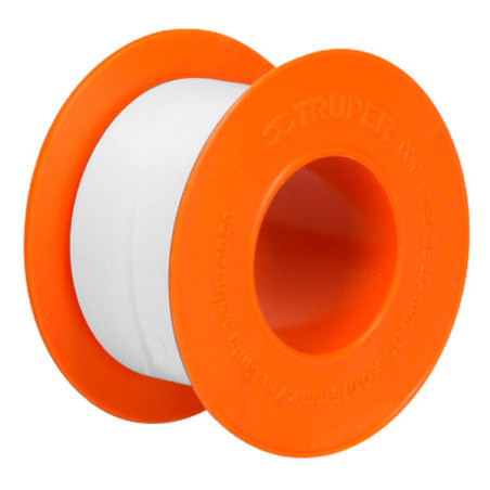  Teflon Sella Roscas 1" x7m E0.075mm Sellar y prevenir fugas Truper 12511 1.101695 Teflon Sella Roscas 1" x7m E0.075mm Sellar y 