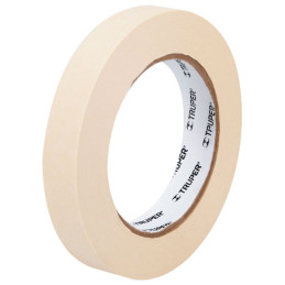  Cinta Masking Tape 18mm x50m E0.13mm Alta Resistencia Truper 12590 3.050847 Cinta Masking Tape 18mm x50m E0.13mm Alta Resistenc