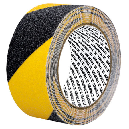  Cintas adhesivas antiderrapantes 2" x5m Bicolor Escalones Precaucion, Truper 101448 21.186441 Cintas adhesivas antiderrapantes 