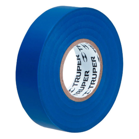  Cinta Aislantes 19mm x18m Azul acrilico E0.18mm Flexible Encogible Truper 12505 2.372881 Cinta Aislantes 19mm x18m Azul acrilic