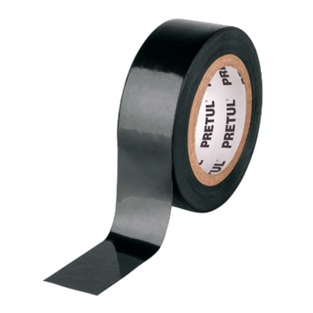  Cinta Aislantes 19mm x9m Negro acrilico E0.13mm, Flexible Pretul 20521 1.016949 Cinta Aislantes 19mm x9m Negro acrilico E0.13mm