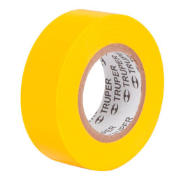  Cinta Aislantes 19mm x9m Amarillo acrilico E0.18mm Flexible Encogible Truper 13512 1.186441 Cinta Aislantes 19mm x9m Amarillo a