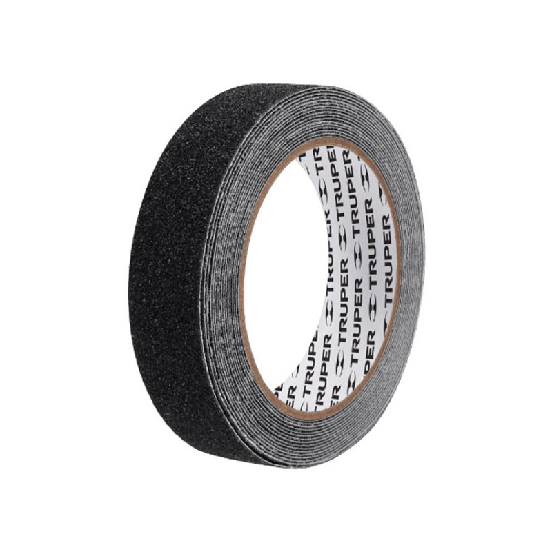  Cintas adhesivas antiderrapantes 1" x5m Negro Pisos y Rampas, Truper 12542 10.847458 Cintas adhesivas antiderrapantes 1" x5m Ne