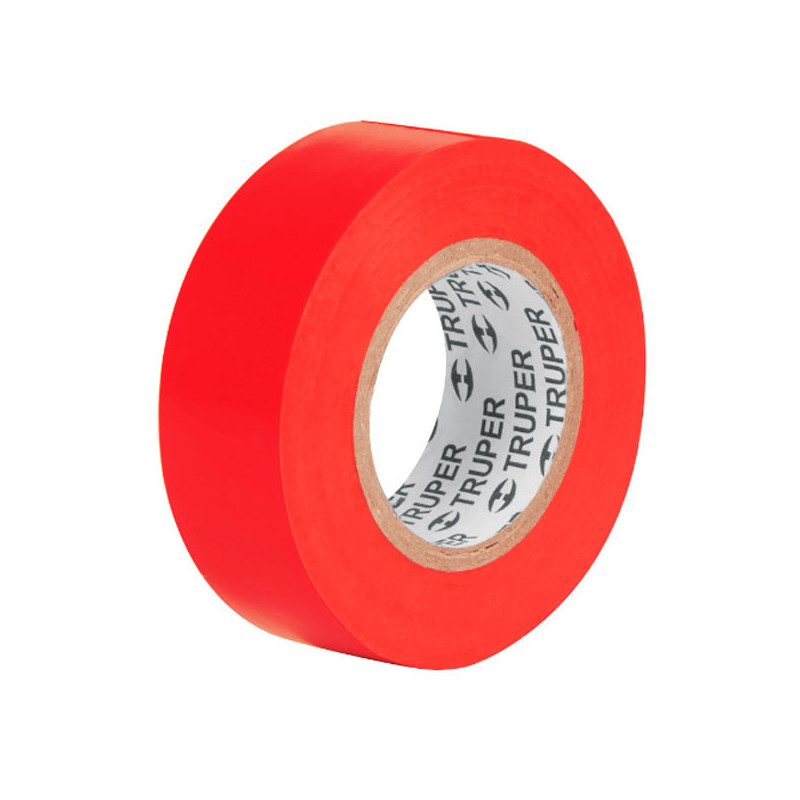  Cinta Aislantes 19mm x9m Rojo acrilico E0.18mm Flexible Encogible Truper 13513 1.186441 Cinta Aislantes 19mm x9m Rojo acrilico 