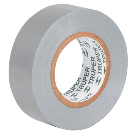  Cinta Aislantes 19mm x9m Gris Acrilico E0.18mm Flexible Encogible Truper 13516 1.186441 Cinta Aislantes 19mm x9m Gris Acrilico 