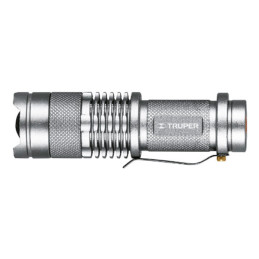  Linternas LED 35 Lumenes, Alcance 26M Duracion 6H 1 Pilas AA, en Aluminio, LINA-1AA 17256 Truper 13.559322 Linternas LED 35 Lum