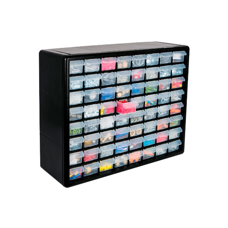  Organizador 20" con 64 Gavetas 51x40x16cm Compartimientos ABS, Truper 10895 85.59322 Organizador 20" con 64 Gavetas 51x40x16cm 