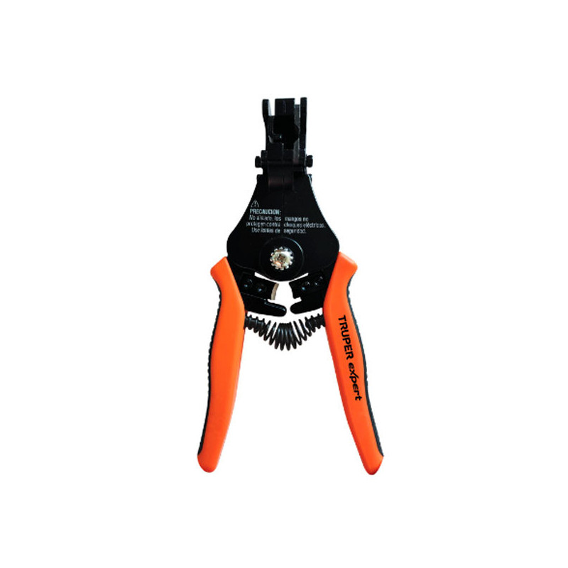  Alicate Pela Cable Automatico 6" Pulgadas, Cuchillas acero SK5, Cables de 1, 1.6, 2, 2.6 y 3.2 mm, PE-CA-X 17376 Truper 85.5932