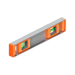  Nivel Profesional 12", Cuerpo de aluminio tipo vigueta, Proteccion ABS, Gotas Intercambiables, NP-12 17030 Truper 18.644068 Niv