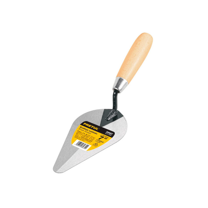  Badilejo Soldado 7", en acero al carbono, para Albañileria, CT-7PP 20607 Pretul 8.050847 Badilejo Soldado 7", en acero al carbo
