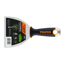  Espatula Flexible 5" Mango Ergonomico, en acero inoxidable, para usarse en alimentos, ET-5FX 15853 Truper 11.101695 Espatula Fl