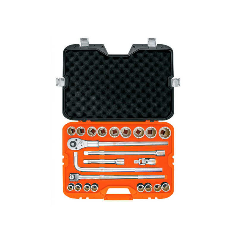  Juego de 24 piezas en Milimetrico, encastre 3/4", en acero al cromo vanadio, JD-3/4X24M 13874 Truper 1059.322034 Juego de 24 pi