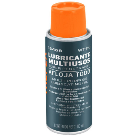  Aceite Aflojatodo 110ml 4oz, Super Penetrante Protege y Limpia, WT-110 13468 Truper 4.576271 Aceite Aflojatodo 110ml 4oz, Super