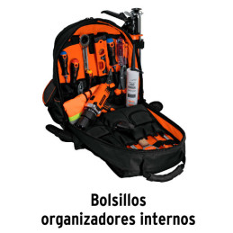  Mochila PortaHerramientas 43x30x18cm 57 Compartimientos Truper 101375 169.491525 Mochila PortaHerramientas 43x30x18cm 57 Compar
