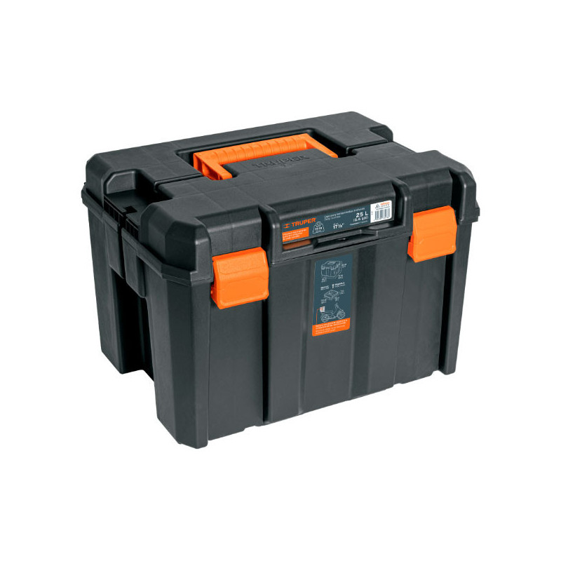  Cajas para Herramientas 17" x12" 25L Profunda Ranura para MotocicletaTruper 102643 52.542373 Cajas para Herramientas 17" x12" 2