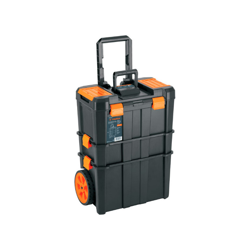  Cajas para Herramientas 19" x25" 53L CRuedas 3en1 Desmontable Truper 102644 98.305085 Cajas para Herramientas 19" x25" 53L CRue