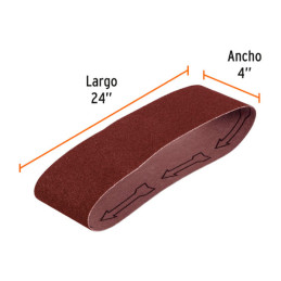  Lijas de Banda G40 4x24" x5u OAluminio Truper 15834 23.728814 Lijas de Banda G40 4x24" x5u OAluminio Truper 15834 15834 2 Trupe