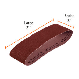  Lijas de Banda G40 3x21" x5u OAluminio Truper 15777 18.644068 Lijas de Banda G40 3x21" x5u OAluminio Truper 15777 15777 2 Trupe