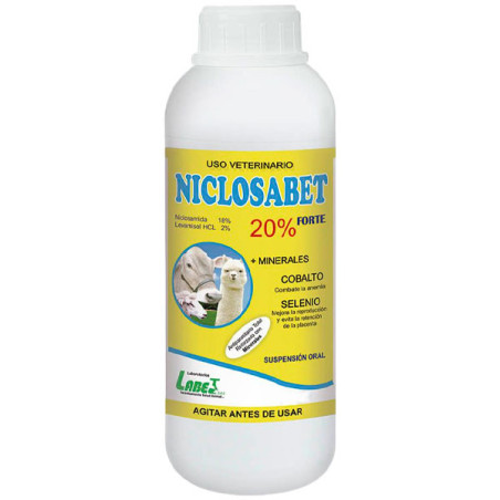  Niclosabet 500ml Niclosamida Levamisol Antiparasitario Susp Oral, Labet 69 Niclosabet 500ml Niclosamida Levamisol Antiparasitar