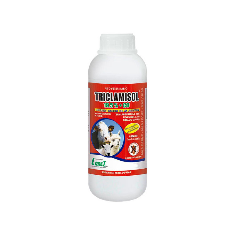  Triclamisol 250ml Triclabendazole Levamisol Cobalto Antiparasitario Susp Oral, Labet 57.627119 Triclamisol 250ml Triclabendazol