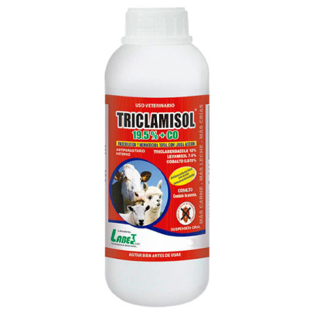  Triclamisol 1L Triclabendazole Levamisol Cobalto Antiparasitario Susp Oral, Labet 158.474576 Triclamisol 1L Triclabendazole Lev