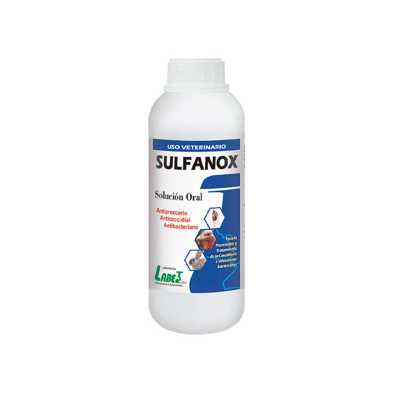  Sulfanox 30ml Sulfaquinoxalina sodica Amprolio Antiparasitario Susp Oral, Labet 12.711864 Sulfanox 30ml Sulfaquinoxalina sodica