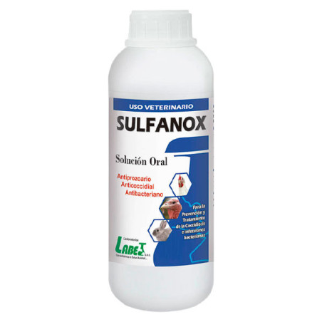  Sulfanox 250ml Sulfaquinoxalina sodica Amprolio Antiparasitario Susp Oral, Labet 33 Sulfanox 250ml Sulfaquinoxalina sodica Ampr