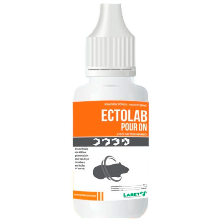  Ectolab Pour On 30ml Pack x 24und Eprinomectina Flumetrina Antiparasitario Externo, Labet 207.999999 Ectolab Pour On 30ml Pack 