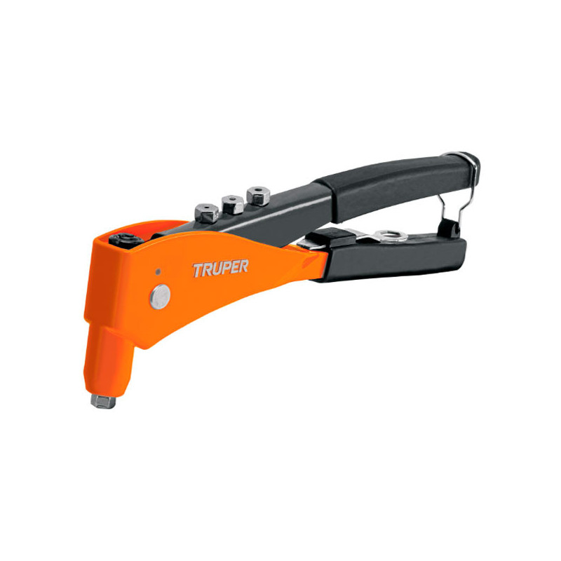  Remachadora Profesional 4 Boquillas intercambiable 3/32 1/8 5/32 3/16" Largo 10" incluye llave, RE-9 17960 Truper 20.338983 Rem