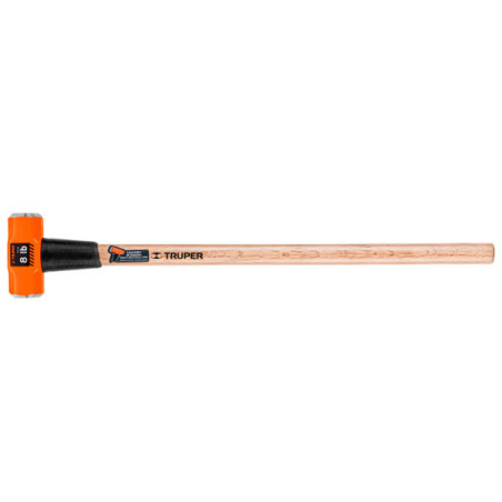  Combas 8lb Octagonales Mango36", Cara Maquinada con protector termoplastico, MD-8M 16511 Truper 57.627119 Combas 8lb Octagonale