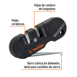  Afiladores de Cuchillos Mini 2Afildados Carburo de Tungsteno, Truper 14016 16.864407 Afiladores de Cuchillos Mini 2Afildados Ca