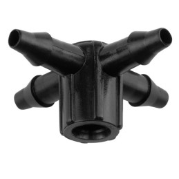  Adaptadores Para Gotero 3mm 500Und 4 Salidas en Cruz Conexión Microtubo, Plastro 97.457627 Adaptadores Para Gotero 3mm 500Und 4