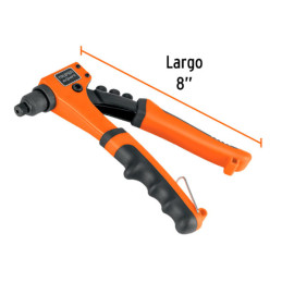  Remachadora 8" Profesional 4Boquillas Truper 100333 28.813559 Remachadora 8" Profesional 4Boquillas Truper 100333
Cuerpo de alu