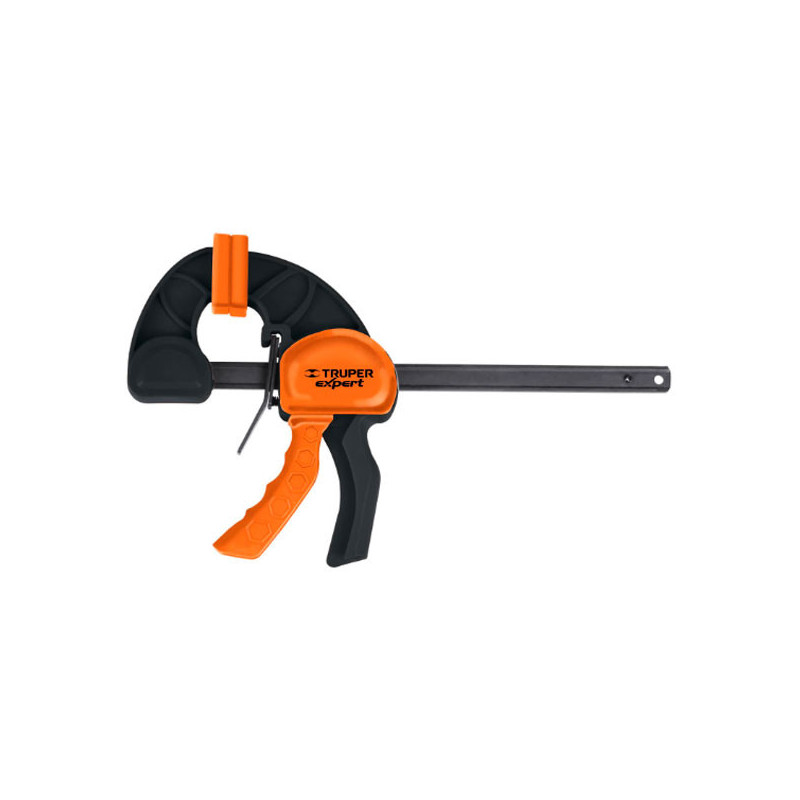  Prensas de ajuste rapido 6" uso rudo Truper 100142 31.355932 Prensas de ajuste rapido 6" uso rudo Truper 100142
Cuerpo de nylon