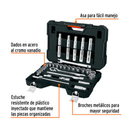  Juegos de Herramientas 36 Piezas MM E1/2 EP Truper 102249 346.610169 Juegos de Herramientas 36 Piezas MM E1/2 EP Truper 102249

