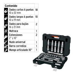  Juegos de Herramientas 36 Piezas MM E1/2 EP Truper 102249 346.610169 Juegos de Herramientas 36 Piezas MM E1/2 EP Truper 102249
