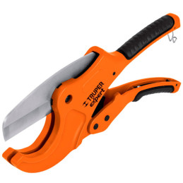  Cortador de Tubo PVC Profesional Corte 2 1/2", Cuerpo de Aluminio, cuchilla de Acero Inoxidable, COT-PVC-X 12867 Truper 55.0847