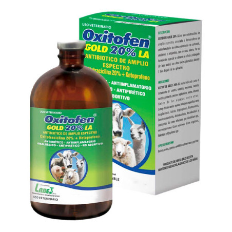  Oxitofen Gold 20% 250ml Oxitetraciclina Ketoprofeno Antibiotico Inyectable,  Labet 89.999999 Oxitofen Gold 20% 250ml Oxitetraci
