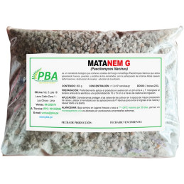  Paecilomyces 800gr, Sustrato granulado Paecilomices lilacinus, PBA 17.79661 Paecilomyces 800gr, Sustrato granulado Paecilomices