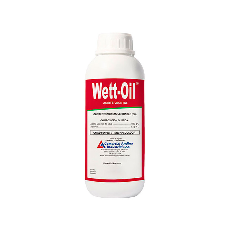  Wett Oil 20L Aceite Agricola Vegetal de Soya Coadyuvante Encapsulador Pesticidas, CAISAC 372.881356 Wett Oil 20L Aceite Agricol