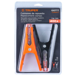  Caiman Cocodrilo para Cables pasa Corriente Auto Bateria Truper 100777 10.169492 Caiman Cocodrilo para Cables pasa Corriente Au