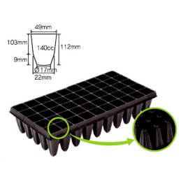  Bandejas de Germinacion 50 celdas x 50U Forestales super rigidas 526.271186 Bandejas de Germinacion 50 celdas x 50U Forestales 