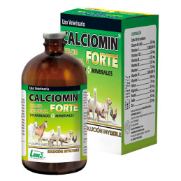  Calciomin Forte 50ml Cloruro de Calcio Reconstituyente Multivitaminico Inyectable, Labet 18.644068 Calciomin Forte 50ml Cloruro