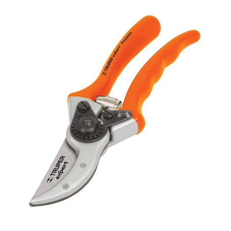  Tijera de Poda Profesional 8", de aluminio forjado, cuchilla acero SK5, Ligero y Resistente, T-45X 18469 Truper 44.067797 Tijer