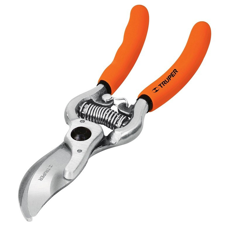  Tijera de Poda Forjada 8", cuchillas de paso acero templado, Corte 3/4, T-67 18460 Truper 15.423729 Tijera de Poda Forjada 8", 