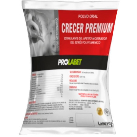  Crecer Premium 1Kg Suplemento Nutricional Estimulante de Apetito Polvo Soluble, Labet 153.389831 Crecer Premium 1Kg Suplemento 