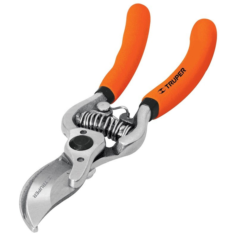  Tijera de Poda Forjada 6", cuchillas de paso acero templado, Corte 5/16, T-66 18462 Truper 13.305085 Tijera de Poda Forjada 6",