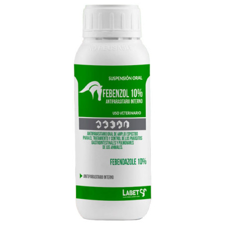  Febenzol 10% 1L Fenbendazol Antiparasitario Interno Susp Oral, Labet 83.898305 Febenzol 10% 1L Fenbendazol Antiparasitario Inte
