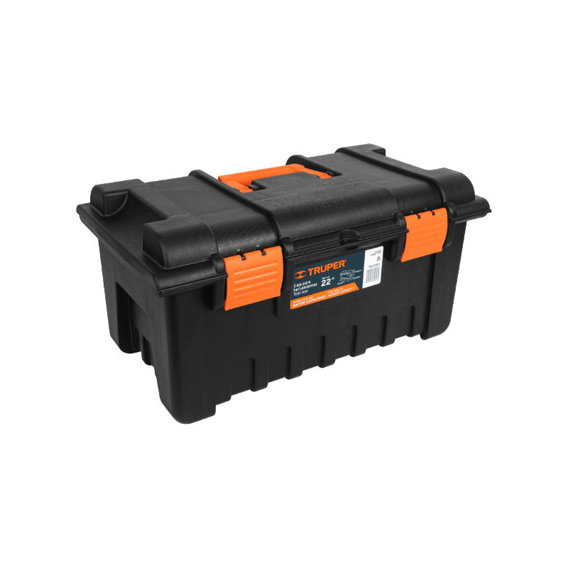  Caja para Herramientas Plastica Largo 22", Ancho 12 1/2, Alto 11", Peso 2.2 kg, CHA-22N 19780 Truper 52.542373 Caja para Herram