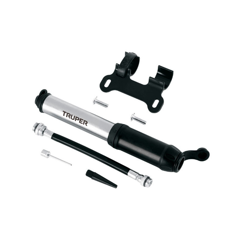  Infladores Mini para Bicicleta 75 PSI abatible Aluminio, Truper 11997 17.79661 Infladores Mini para Bicicleta 75 PSI abatible A